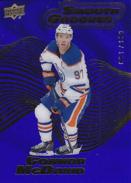 insert karta CONNOR McDAVID 22-23 Extended Smooth Grooves Sapphire /150